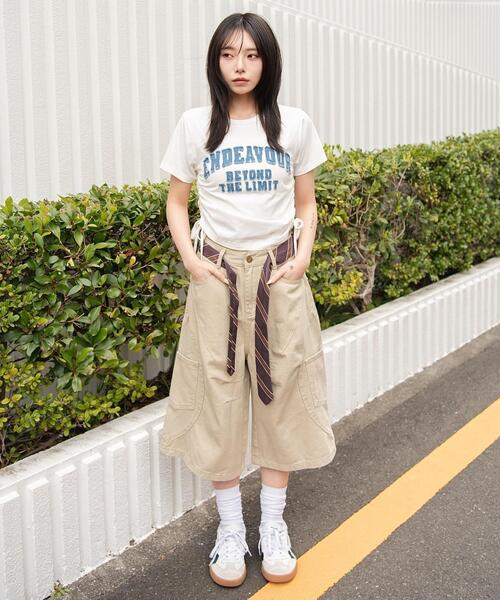 WEGO(ウィゴー)の「WEGO/【26年春夏新作】クラフトデザインサイドドロストT(Tシャツ/カットソー・レディース・その他3/その他1/その他2/その他4/その他5・FREE)」の17枚目の写真