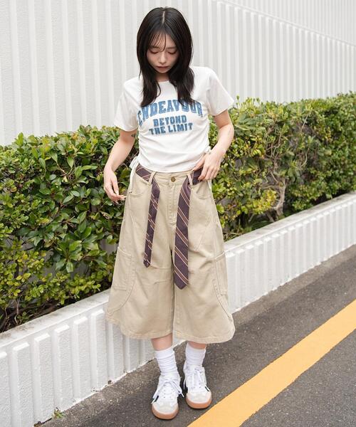WEGO(ウィゴー)の「WEGO/【26年春夏新作】クラフトデザインサイドドロストT(Tシャツ/カットソー・レディース・その他3/その他1/その他2/その他4/その他5・FREE)」の18枚目の写真