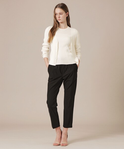 MACKINTOSH LONDON（マッキントッシュ ロンドン）の「【WEB・一部店舗限定】ハイツイストリブコットンカーディガン（カーディガン/ボレロ・レディース・イエロー/ネイビー/オフホワイト・38/40）」の15枚目の写真