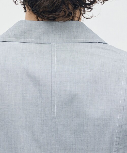 BACCA（バッカ）の「【WEB先行予約】ヘアライン スリーボタンジャケット（テーラードジャケット・レディース・グレー・36）」の8枚目の写真