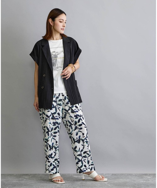 NICOLE white（ニコルホワイト）の「フォトデザインTシャツ（Tシャツ/カットソー・レディース・ライトグレー/オフホワイト・FREE）」の12枚目の写真