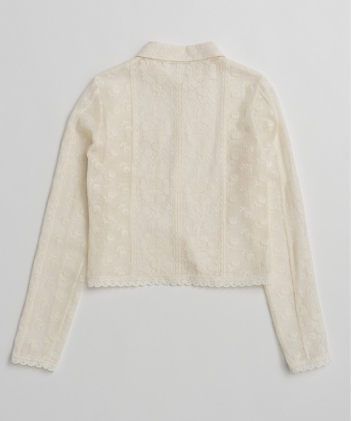 PRANK PROJECT(プランクプロジェクト)の「【Pre-Order】クロシェレースシャツ / Crochet Lace Shirt(シャツ/ブラウス・レディース・ホワイト/ブラック・FREE)」の21枚目の写真