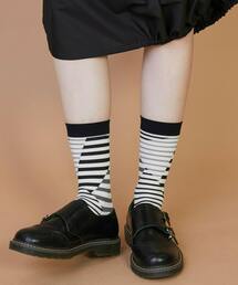 FRAPBOIS（フラボア）の「クワトロボーダーソックス（ソックス/靴下）」