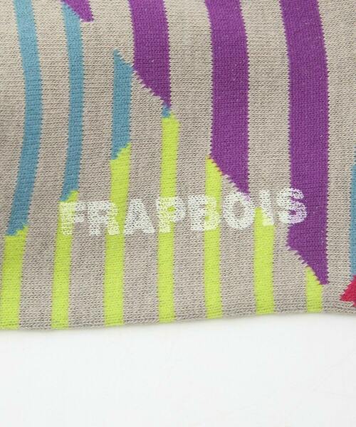 FRAPBOIS(フラボア)の「クワトロボーダーソックス(ソックス/靴下・レディース・ブルー/ブラック/イエロー・FREE)」の7枚目の写真