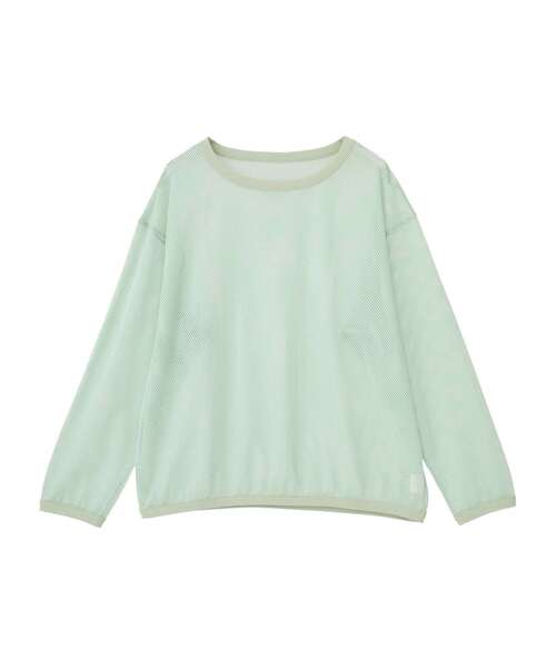 CONVERSE TOKYO(コンバーストウキョウ)の「MESH PULLOVER(Tシャツ/カットソー・レディース・ミント/オフホワイト/ブラック・FREE)」の10枚目の写真