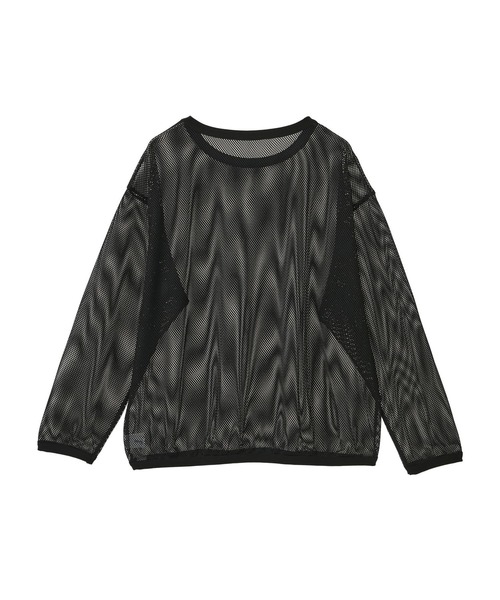 CONVERSE TOKYO(コンバーストウキョウ)の「MESH PULLOVER(Tシャツ/カットソー・レディース・ミント/オフホワイト/ブラック・FREE)」の8枚目の写真