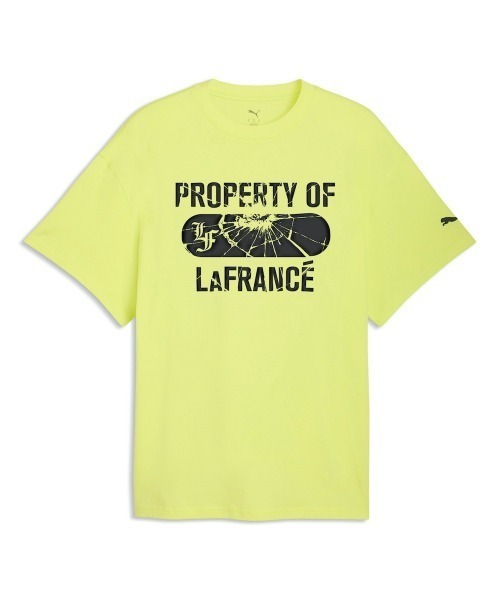 PUMA(プーマ)の「PUMA LAFRANCE SUPPLY TEE II(プーマ ラフランス サプライ ティー ツー)(Tシャツ/カットソー・メンズ・フレッシュイエロー/ブラック系・SMALL/MEDIUM/LARGE/X-LARGE/XX-LARGE)」の5枚目の写真