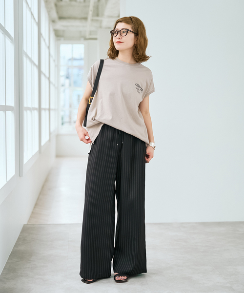 Spick & Span(スピックアンドスパン)の「《新色有り / 追加》ジョーゼットイージーパンツ(スラックス・レディース・その他9/マルチ・38/36)」の3枚目の写真