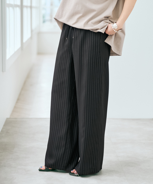 Spick & Span(スピックアンドスパン)の「《新色有り / 追加》ジョーゼットイージーパンツ(スラックス・レディース・その他9/マルチ・38/36)」の8枚目の写真