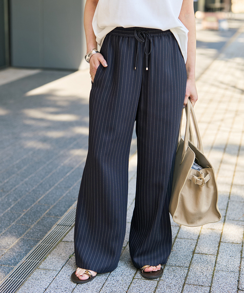 Spick & Span(スピックアンドスパン)の「《新色有り / 追加》ジョーゼットイージーパンツ(スラックス・レディース・その他9/マルチ・38/36)」の15枚目の写真