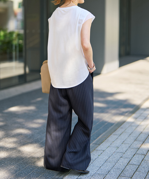 Spick & Span(スピックアンドスパン)の「《新色有り / 追加》ジョーゼットイージーパンツ(スラックス・レディース・その他9/マルチ・38/36)」の19枚目の写真