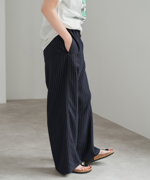 Spick & Span(スピックアンドスパン)の「《新色有り / 追加》ジョーゼットイージーパンツ(スラックス・レディース・その他9/マルチ・38/36)」の22枚目の写真