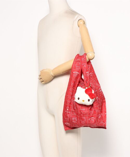 sanrio（サンリオ）の「sanrio/サンリオキャラクターズ　ぬいぐるみエコバッグ　くすみレトロ（エコバッグ/サブバッグ・レディース・ホワイト/ピンク系その他/レッド系その他/ブルー系その他・ONE SIZE）」の14枚目の写真