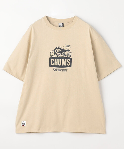 CHUMS(チャムス)の「限定展開 CHUMS/チャムス スペースブービーTシャツ / Space Booby T-Shirt(Tシャツ/カットソー・メンズ・ブラック/ホワイト/ベージュ・X-LARGE/LARGE/MEDIUM/SMALL)」の3枚目の写真