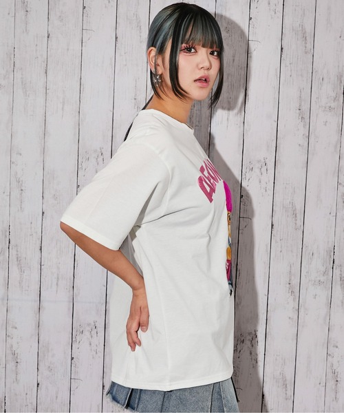GORGE(ゴージ)の「《刺繍ロゴ×帽子ネコ》オーバーサイズTシャツ/ストリート/春夏/全4色(Tシャツ/カットソー・レディース・カーキ/オートミール/ネイビー/オフホワイト・F)」の17枚目の写真