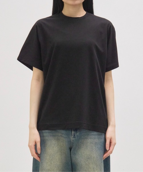 GOOD PEOPLE GOOD STITCHING GOOD PRODUCT(グッドピープルグッドスティッチンググッドプロダクト)の「【GOOD PEOPLE GOOD STITCHING GOOD PRODUCT/グッドピープルグッドスティッチンググッドプロダクト】Crew Neck Dolman Sleeve T/クルーネックドルマンスリーブTシャツ(Tシャツ/カットソー・レディース・ブラック/ホワイト/ネイビー・SMALL)」の13枚目の写真