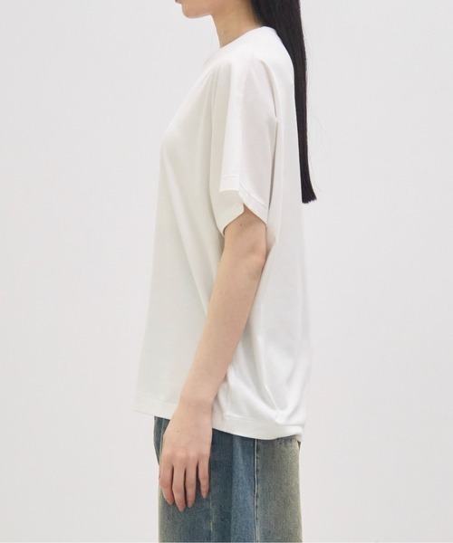 GOOD PEOPLE GOOD STITCHING GOOD PRODUCT(グッドピープルグッドスティッチンググッドプロダクト)の「【GOOD PEOPLE GOOD STITCHING GOOD PRODUCT/グッドピープルグッドスティッチンググッドプロダクト】Crew Neck Dolman Sleeve T/クルーネックドルマンスリーブTシャツ(Tシャツ/カットソー・レディース・ブラック/ホワイト/ネイビー・SMALL)」の5枚目の写真