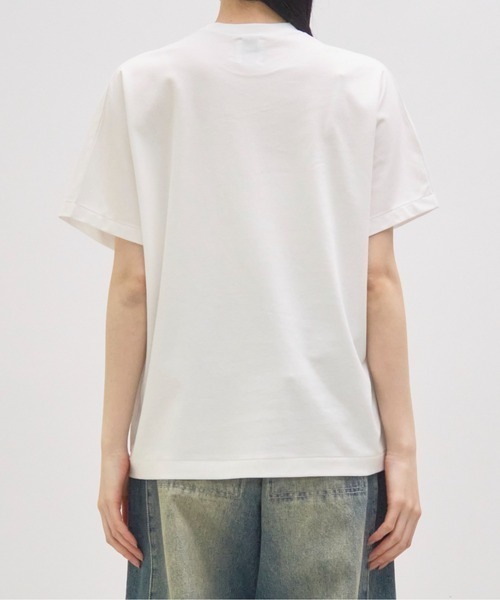 GOOD PEOPLE GOOD STITCHING GOOD PRODUCT(グッドピープルグッドスティッチンググッドプロダクト)の「【GOOD PEOPLE GOOD STITCHING GOOD PRODUCT/グッドピープルグッドスティッチンググッドプロダクト】Crew Neck Dolman Sleeve T/クルーネックドルマンスリーブTシャツ(Tシャツ/カットソー・レディース・ブラック/ホワイト/ネイビー・SMALL)」の6枚目の写真