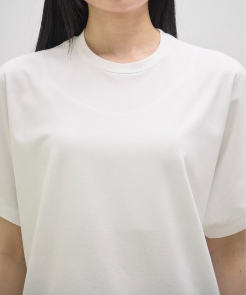 GOOD PEOPLE GOOD STITCHING GOOD PRODUCT(グッドピープルグッドスティッチンググッドプロダクト)の「【GOOD PEOPLE GOOD STITCHING GOOD PRODUCT/グッドピープルグッドスティッチンググッドプロダクト】Crew Neck Dolman Sleeve T/クルーネックドルマンスリーブTシャツ(Tシャツ/カットソー・レディース・ブラック/ホワイト/ネイビー・SMALL)」の7枚目の写真