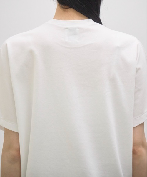 GOOD PEOPLE GOOD STITCHING GOOD PRODUCT(グッドピープルグッドスティッチンググッドプロダクト)の「【GOOD PEOPLE GOOD STITCHING GOOD PRODUCT/グッドピープルグッドスティッチンググッドプロダクト】Crew Neck Dolman Sleeve T/クルーネックドルマンスリーブTシャツ(Tシャツ/カットソー・レディース・ブラック/ホワイト/ネイビー・SMALL)」の9枚目の写真