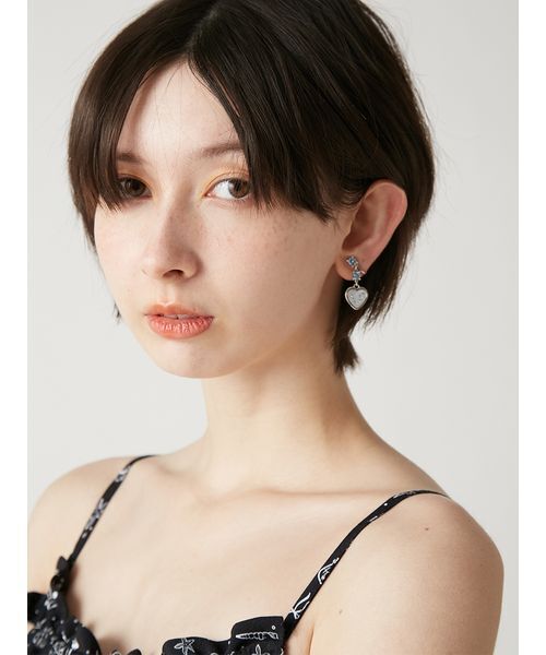 FURFUR（ファーファー）の「シェルハートイヤリング（イヤリング・レディース・ホワイト/ピンク/ブルー・F）」の15枚目の写真