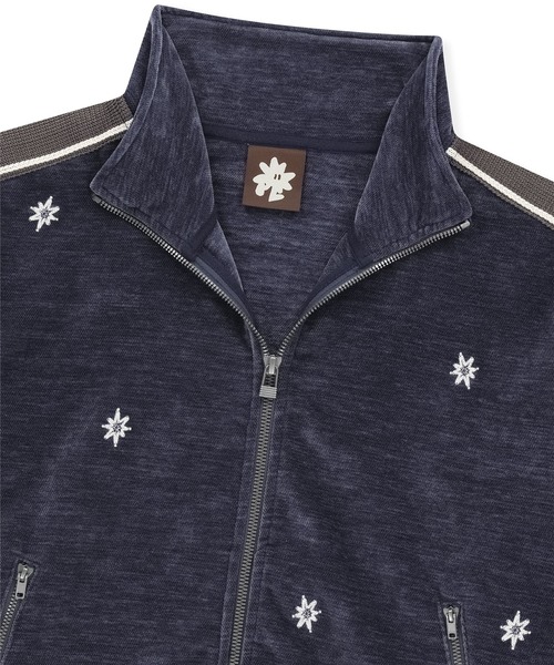 SUNLOVE(サンラブ)の「Velour Twinkle Track Jacket(その他アウター・レディース・カーキ/パープル・S/L/M)」の9枚目の写真