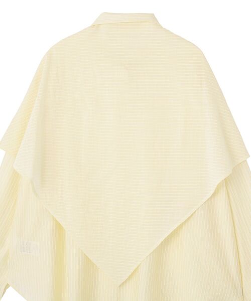 CRAFT STANDARD BOUTIQUE(クラフトスタンダードブティック)の「【2点SET】スカーフ付きシアーストライプシャツ(シャツ/ブラウス・レディース・イエロー系その他2/ホワイト系その他5・FREE)」の9枚目の写真