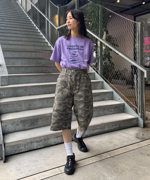 CIAOPANIC TYPY(チャオパニックティピー)の「【UNISEX】【WEB限定】宇宙人プリントTシャツ(Tシャツ/カットソー・メンズ・パープル/イエロー/ホワイト/チャコールグレー/グレー・MEDIUM/LARGE/XX-LARGE)」の12枚目の写真