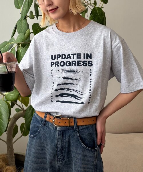 CIAOPANIC TYPY(チャオパニックティピー)の「【UNISEX】【WEB限定】宇宙人プリントTシャツ(Tシャツ/カットソー・メンズ・パープル/イエロー/ホワイト/チャコールグレー/グレー・MEDIUM/LARGE/XX-LARGE)」の19枚目の写真