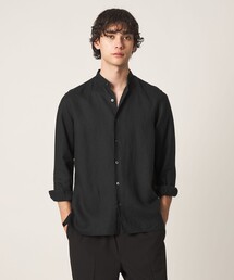 UNITED ARROWS | LIBECO リネン バンドカラー シャツ(シャツ/ブラウス)