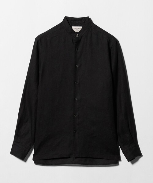 UNITED ARROWS(ユナイテッドアローズ)の「LIBECO リネン バンドカラー シャツ(シャツ/ブラウス・メンズ・ブラック/ブラウン系/ナチュラル・S/M/XL/L)」の17枚目の写真