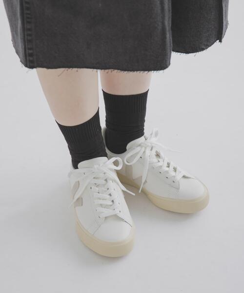 THE GOODLAND MARKET(ザグッドランドマーケット)の「veja CAMPO WHITE NATURAL(スニーカー・レディース・ホワイト・37/36/38)」の2枚目の写真