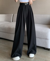 ツイルタックワイドパンツ