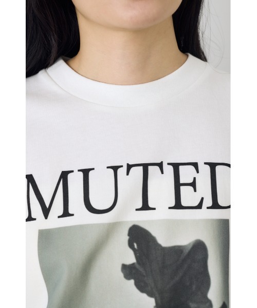 AZUL by moussy(アズールバイマウジー)の「フォトプリントTシャツ(Tシャツ/カットソー・レディース・ホワイト/ライトブラック・SMALL/MEDIUM)」の17枚目の写真
