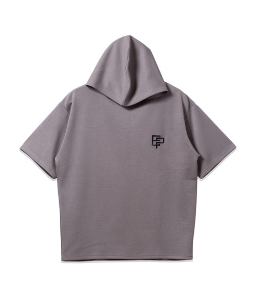 BAYBLO(ベイブロ)の「(SA) ワンポイント ロゴ フード付き 半袖 Tシャツ(Tシャツ/カットソー・メンズ・ブラック/ネイビー/ホワイト/レディッシュグレー・M/L/LL)」の22枚目の写真