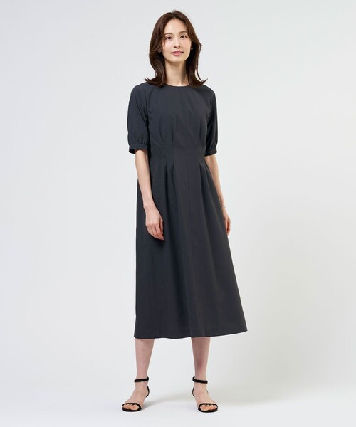 J.PRESS(ジェイプレス)の「【WEB限定カラーあり】アキハ BREEZE COOL ワンピース(ワンピース・レディース・ブラウン系/グレー系/ライトグレー系・9/11)」の13枚目の写真