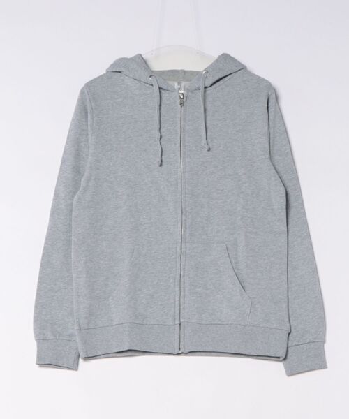 TONE SELECT WEAR（トーンセレクトウェア）の「TRUSS(トラス)　　7.4oz スタンダード フルジップスウェットパーカー (RSZ-143)【7.4オンス スタンダードジップパーカ】（パーカー・メンズ・ブラック/ホワイト/ヘザーグレー/ネイビー/レッド・SMALL/X-LARGE/LARGE/MEDIUM/X-SMALL）」の3枚目の写真