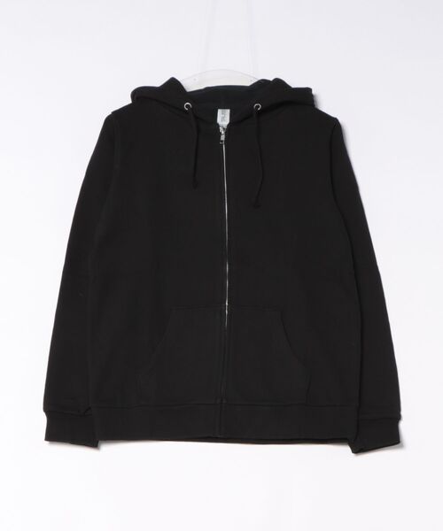 TONE SELECT WEAR（トーンセレクトウェア）の「TRUSS(トラス)　　7.4oz スタンダード フルジップスウェットパーカー (RSZ-143)【7.4オンス スタンダードジップパーカ】（パーカー・メンズ・ブラック/ホワイト/ヘザーグレー/ネイビー/レッド・SMALL/X-LARGE/LARGE/MEDIUM/X-SMALL）」の2枚目の写真
