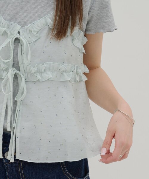 DISCOAT(ディスコート)の「【umm.】花柄キャミ×Tシャツセット(Tシャツ/カットソー・レディース・ライトグレー/レモンイエロー/オフホワイト・FREE)」の20枚目の写真