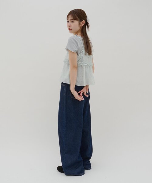 DISCOAT(ディスコート)の「【umm.】花柄キャミ×Tシャツセット(Tシャツ/カットソー・レディース・ライトグレー/レモンイエロー/オフホワイト・FREE)」の22枚目の写真