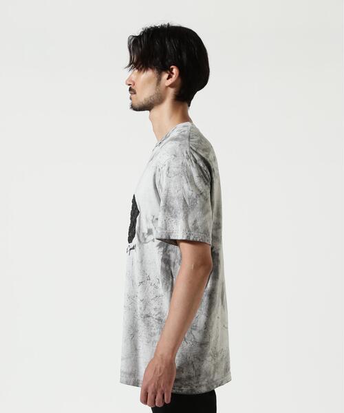 STUD MUFFIN（スタッドマフィン）の「STUD MUFFIN/スタッドマフィン/ピグメントフラワープリントSSTシャツ（Tシャツ/カットソー・メンズ・イエロー/ブラック・2/3）」の16枚目の写真