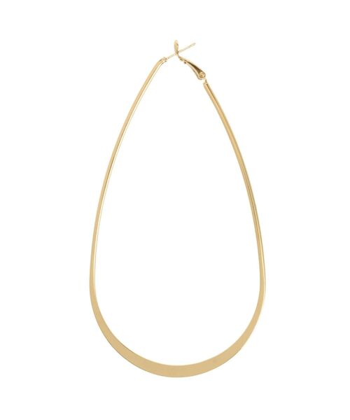 EVRIS（エヴリス）の「BIG WIDE HOOP ピアス（ピアス（両耳用）・レディース・シルバー/ゴールド・FREE）」の17枚目の写真