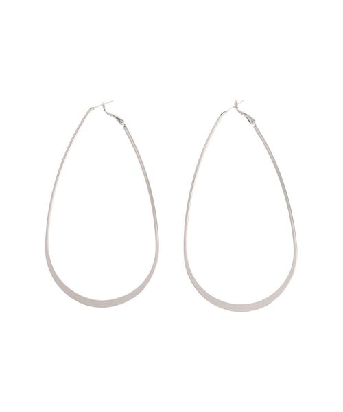 EVRIS（エヴリス）の「BIG WIDE HOOP ピアス（ピアス（両耳用）・レディース・シルバー/ゴールド・FREE）」の20枚目の写真