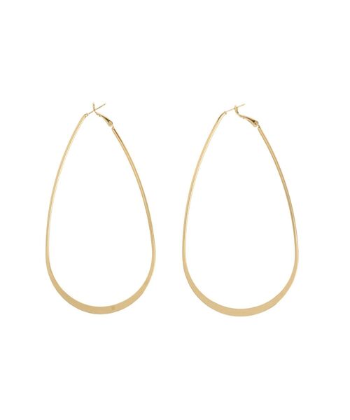 EVRIS（エヴリス）の「BIG WIDE HOOP ピアス（ピアス（両耳用）・レディース・シルバー/ゴールド・FREE）」の21枚目の写真