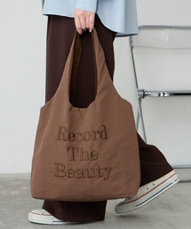 【BONLECILL Marche】《A4収納》刺繍ロゴトートバッグ