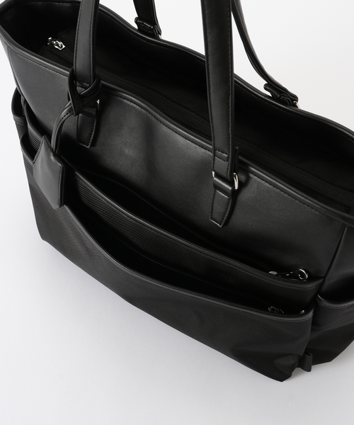 B.C STOCK(ベーセーストック)の「fellowww / フェロー NEW SMART TOTE(トートバッグ・メンズ・ブラック・FREE)」の7枚目の写真