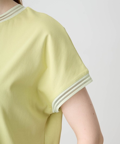 LE SOUK HOLIDAY（ルスークホリデー）の「メッシュテープ Tシャツ（Tシャツ/カットソー・レディース・オフホワイト/ライトグリーン/ブラック・M/L）」の20枚目の写真