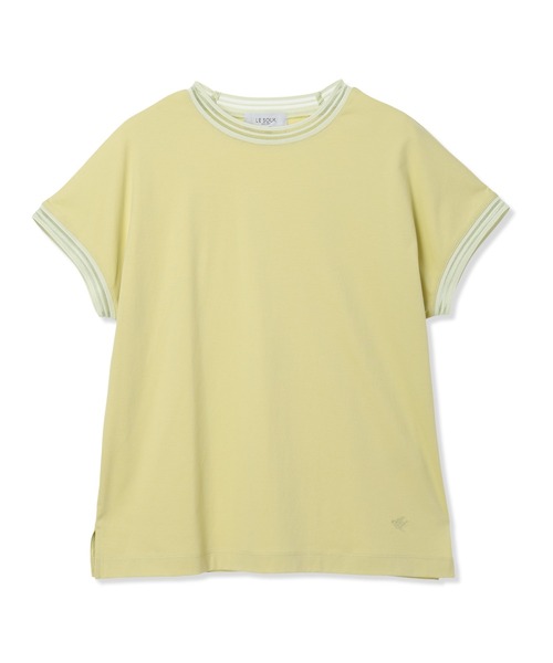 LE SOUK HOLIDAY（ルスークホリデー）の「メッシュテープ Tシャツ（Tシャツ/カットソー・レディース・オフホワイト/ライトグリーン/ブラック・M/L）」の16枚目の写真