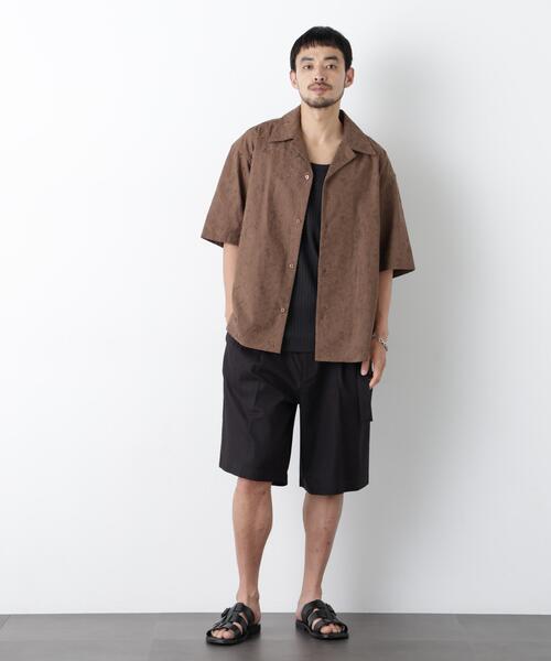 NANO universe(ナノユニバース)の「「FRENCH LINEN」 ベルテッドワイドショーツ(その他パンツ・メンズ・ベージュ系その他/ブラック/その他3/その他2/その他1・L/M/S)」の19枚目の写真