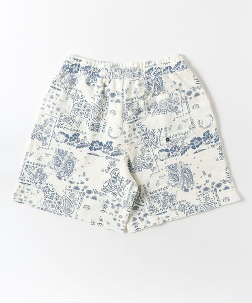 Quiksilver(クイックシルバー)の「クイックシルバー QUIKSILVER MERCURY PAISLEY BAGGY SWEAT SHORTS(スウェットパンツ・メンズ・アイボリー/ブルー・S/M/L/LL)」の3枚目の写真
